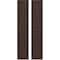 Ekena Millwork Americraft 3-Board Wood 2 Equal Panel Frmd Board-n-Batten Shutters w/Dbl Z-Bar, ARW102BF311X66TBH, PR ARW102BF311X66TBH - alternate 1